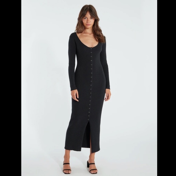 4SI3NNA Dresses & Skirts - 4SI3NNA Vanessa Dress in Black